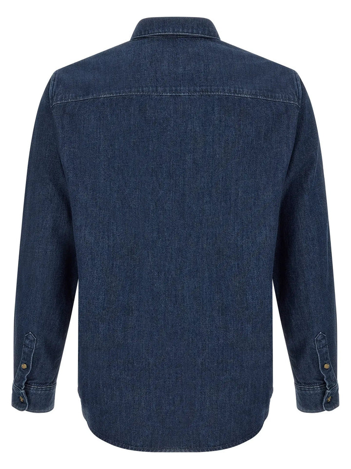 A.P.C. Sample Sale | A.P.C. Blue Cotton Blouse - | Designer outlet