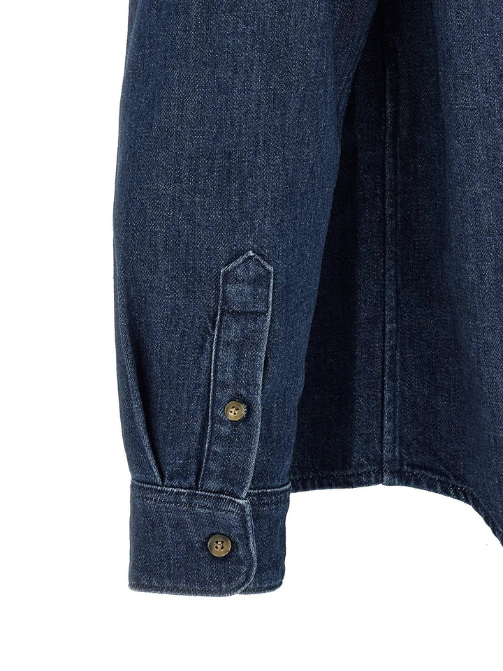 A.P.C. Sample Sale | A.P.C. Blue Cotton Blouse - | Designer outlet