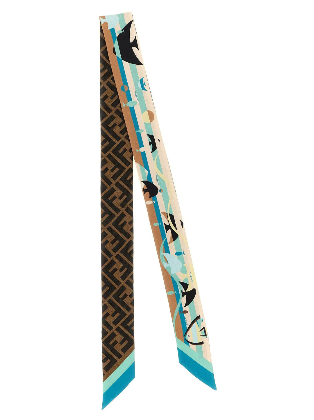 Fendi Sample Sale | Fendi Multicolor Silk Foulard - | Designer outlet