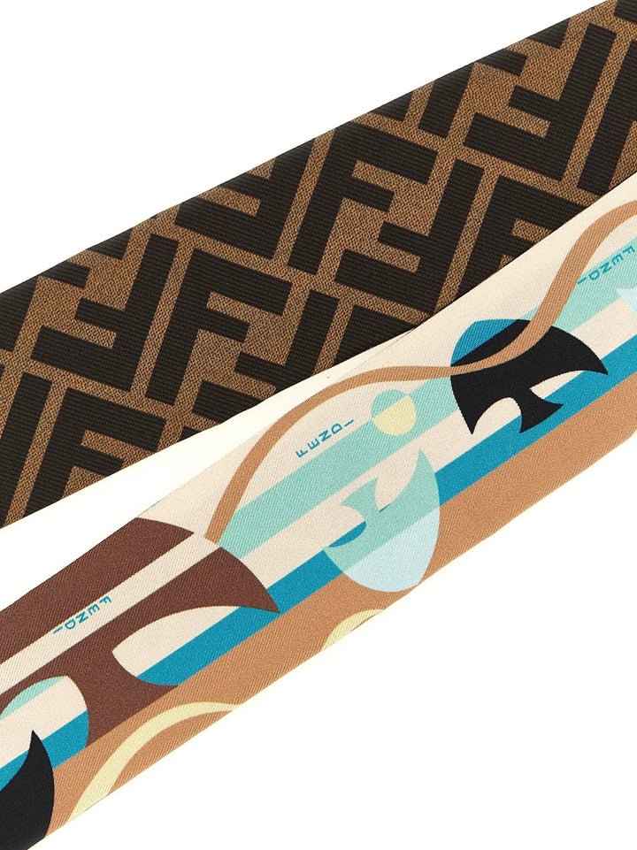 Fendi Sample Sale | Fendi Multicolor Silk Foulard - | Designer outlet