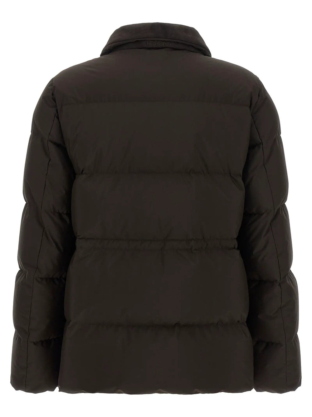 Kiton Sample Sale | Kiton Brown Polyamide Full-Length Jacket - | Designer outlet