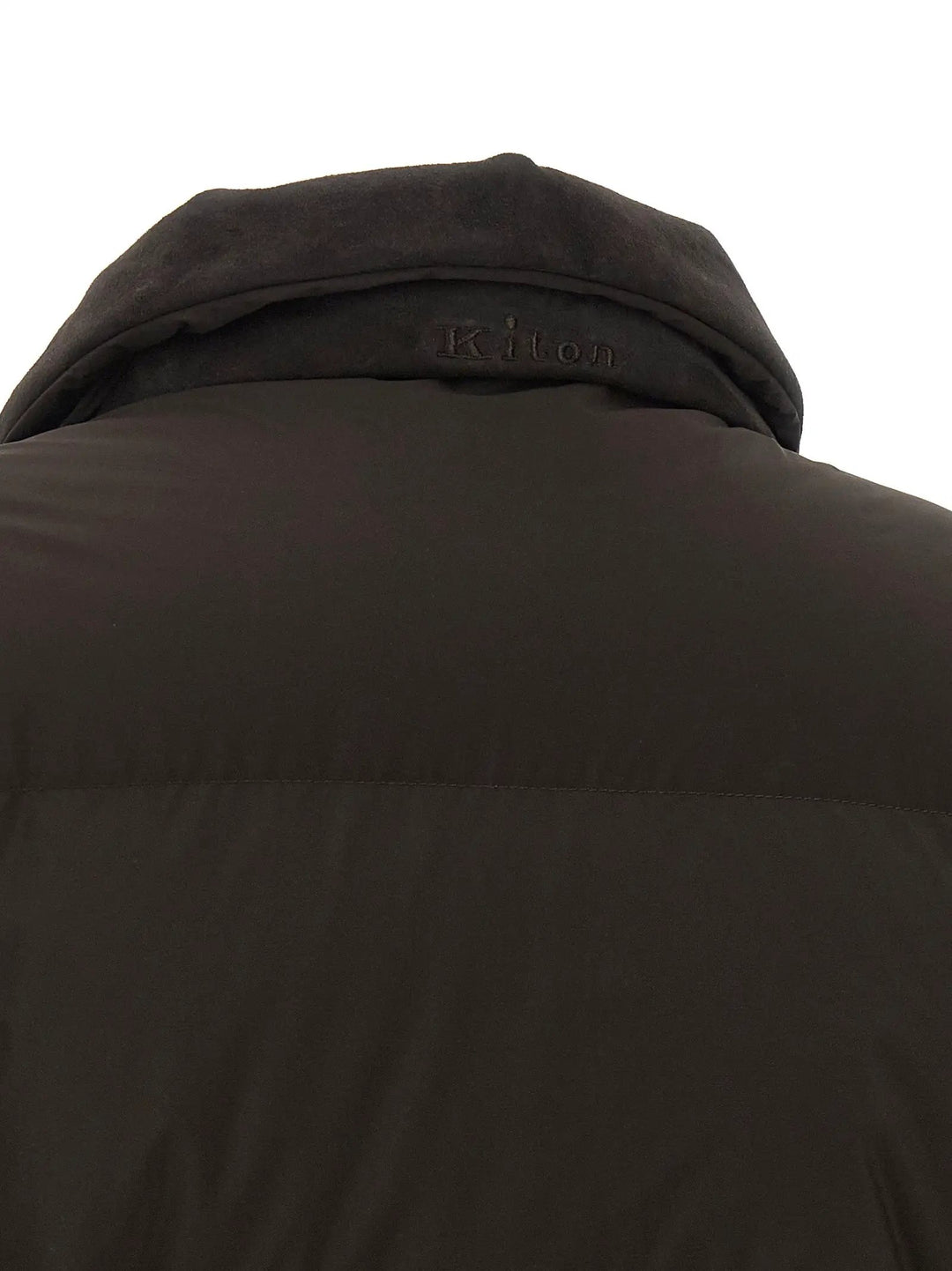 Kiton Sample Sale | Kiton Brown Polyamide Full-Length Jacket - | Designer outlet