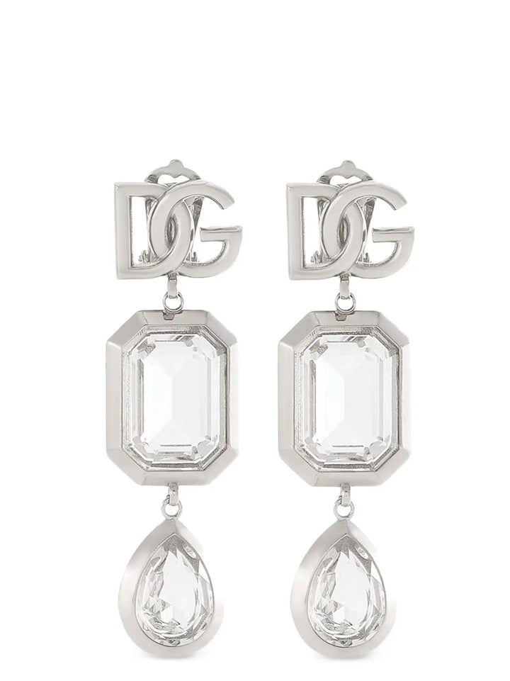 Dolce &amp; Gabbana Sample Sale | Dolce &amp; Gabbana Silver Brass Earrings - | Designer outlet