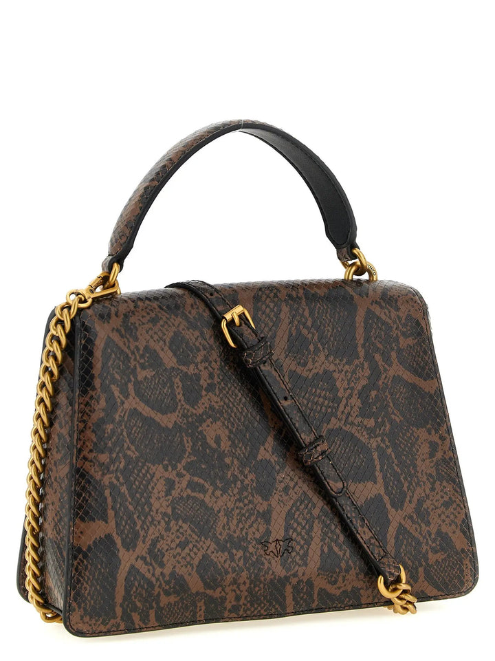 PINKO Sample Sale | PINKO Brown Calfskin Handbag - | Designer outlet