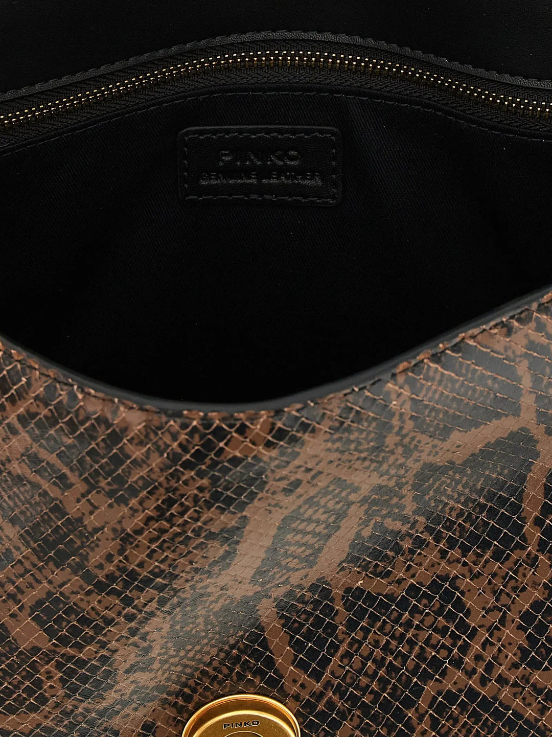 PINKO Sample Sale | PINKO Brown Calfskin Handbag - | Designer outlet