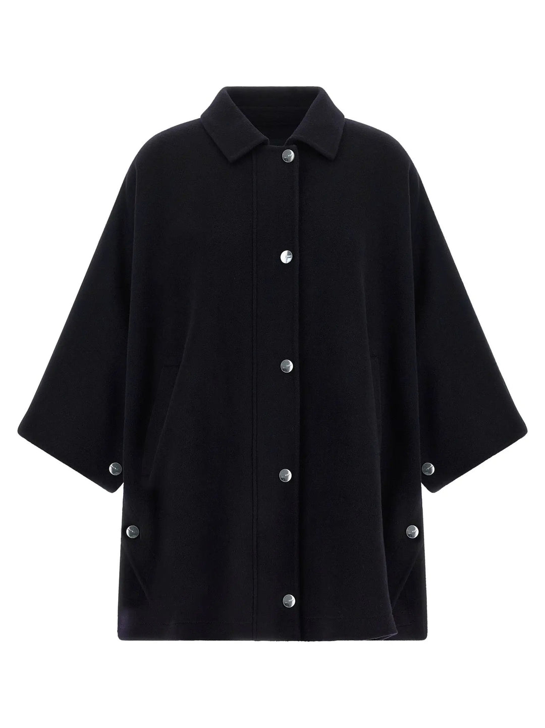 PINKO Sample Sale | PINKO Blue Wool Coat - | Designer outlet