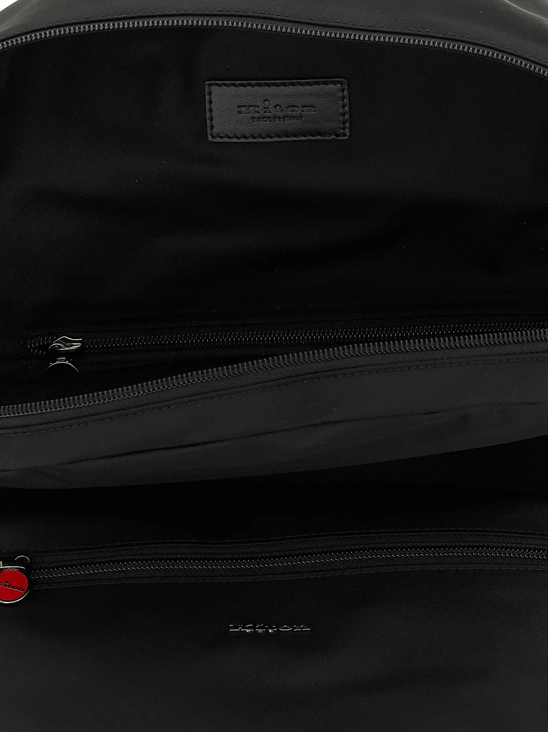 Kiton Sample Sale | Kiton Black Polyamide Backpack - | Designer outlet