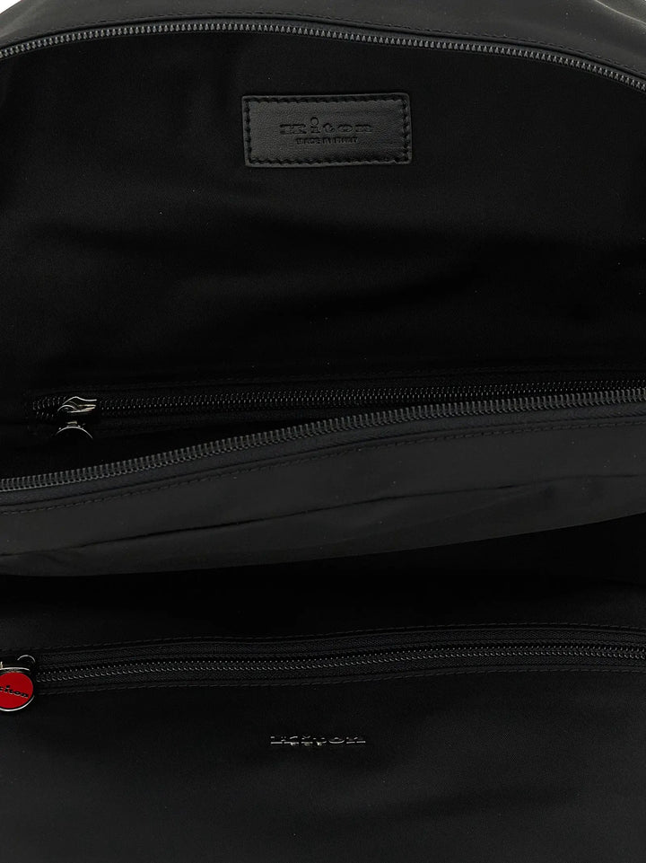 Kiton Sample Sale | Kiton Black Polyamide Backpack - | Designer outlet