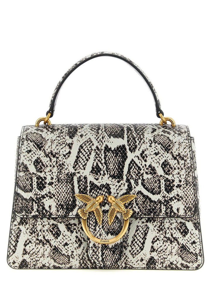 PINKO Sample Sale | PINKO Gray Calfskin Handbag - | Designer outlet