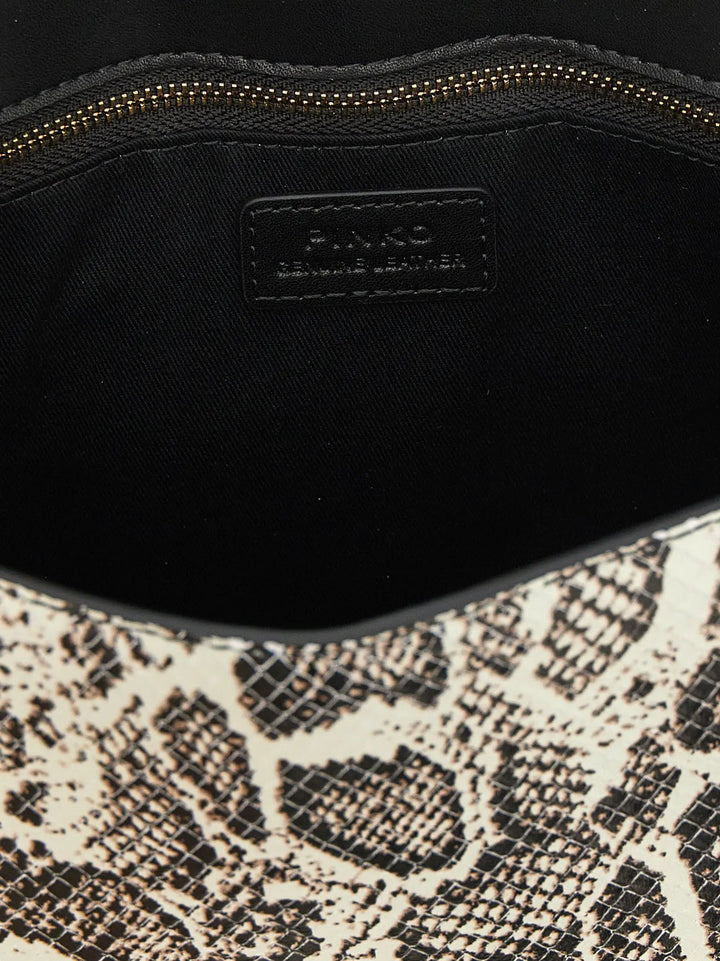 PINKO Sample Sale | PINKO Gray Calfskin Handbag - | Designer outlet