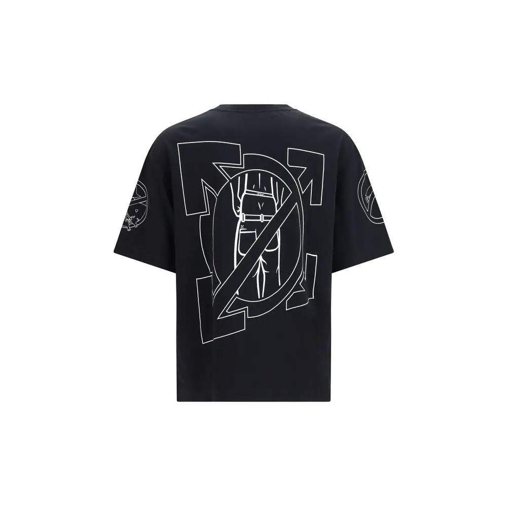 Off-White Sample Sale | Off-White Black Cotton T-Shirt - | Designer outlet