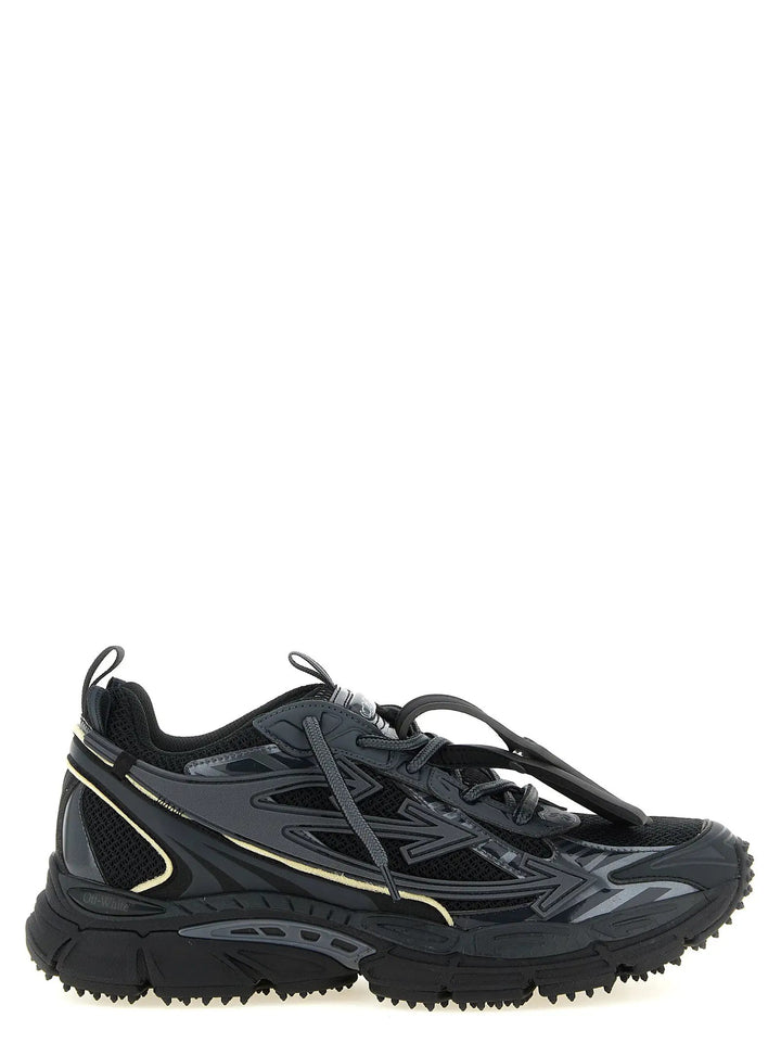 Off-White Sample Sale | Off-White Black Polyethylene Athletic Sneakers - | Designer outlet