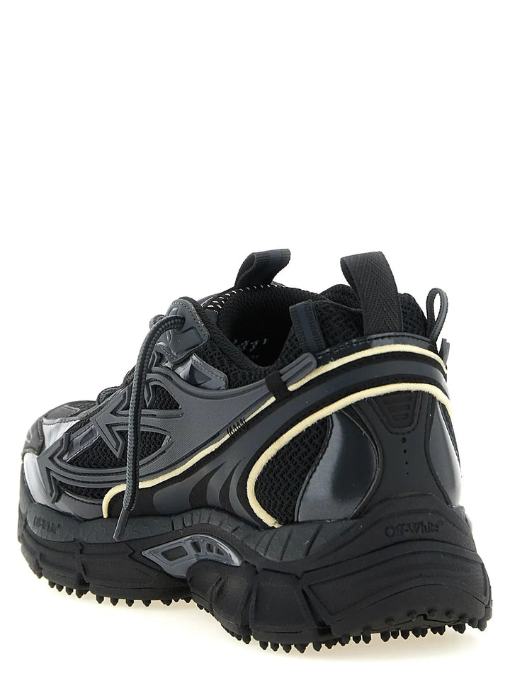 Off-White Sample Sale | Off-White Black Polyethylene Athletic Sneakers - | Designer outlet
