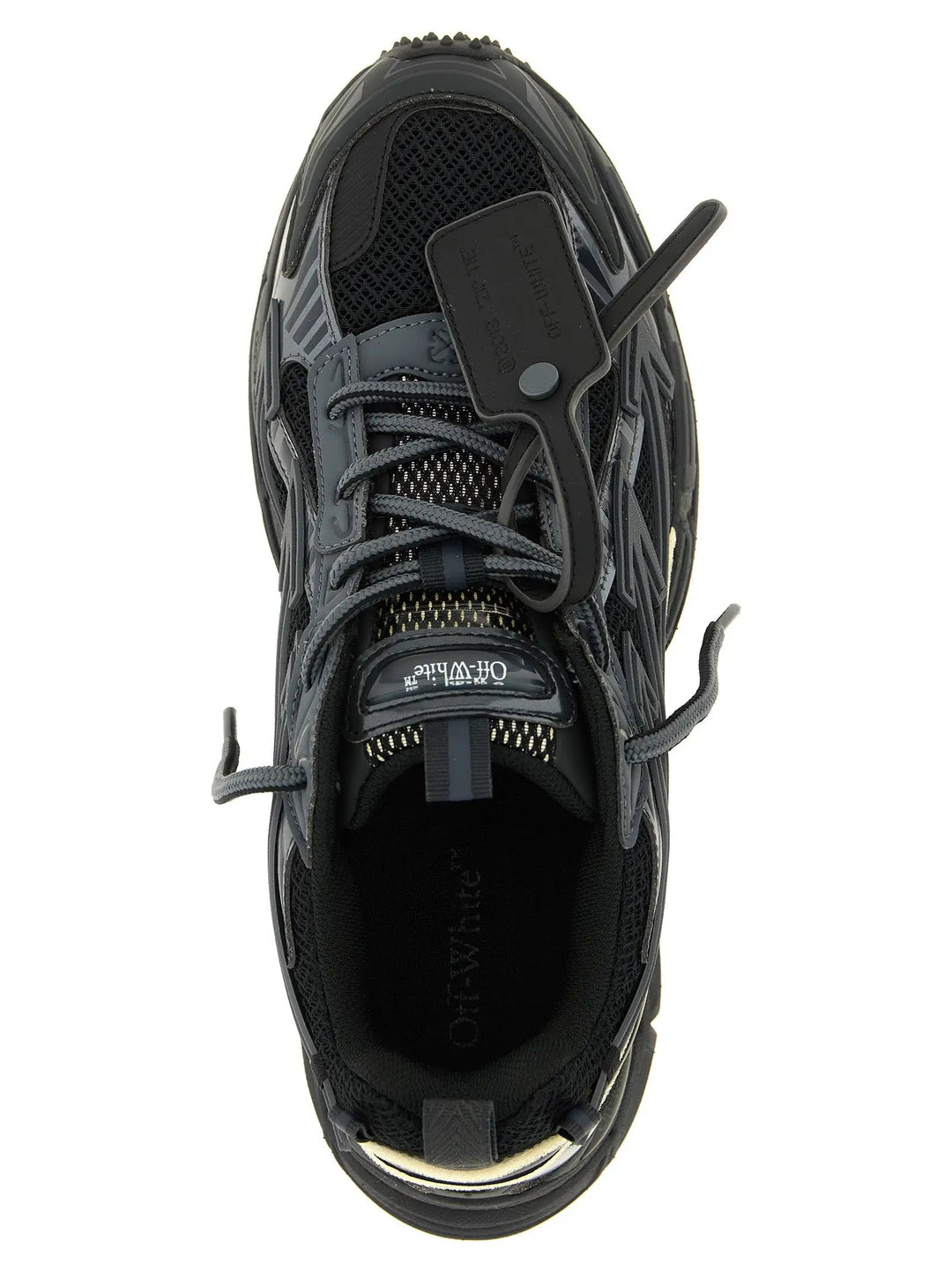 Off-White Sample Sale | Off-White Black Polyethylene Athletic Sneakers - | Designer outlet