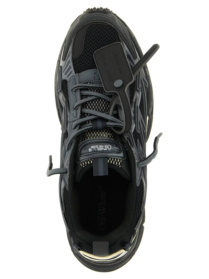 Off-White Sample Sale | Off-White Black Polyethylene Athletic Sneakers - | Designer outlet