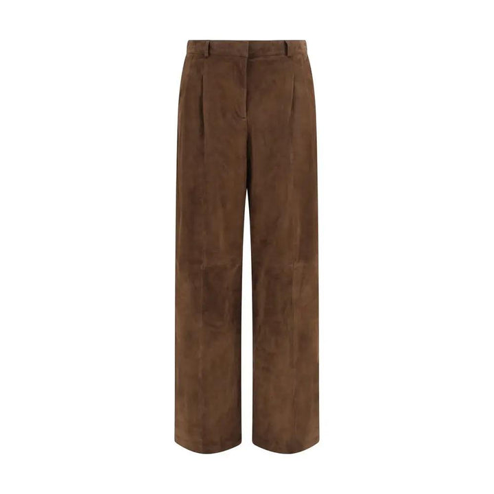 Arma Sample Sale | Arma Brown Leather Pants - | Designer outlet