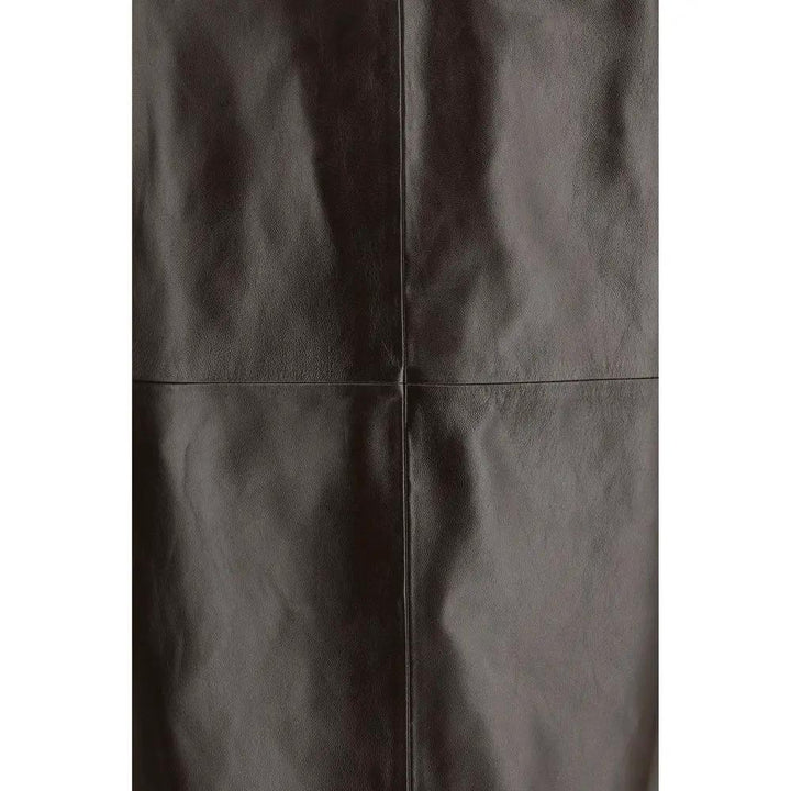 Arma Sample Sale | Arma Brown Leather Long Skirt - | Designer outlet