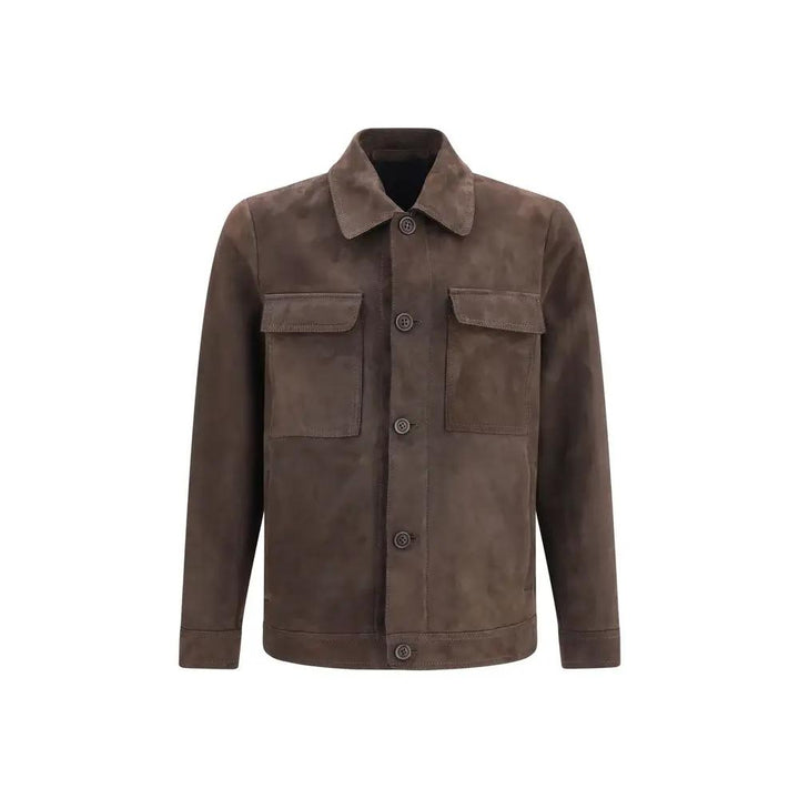 Salvatore Santoro Sample Sale | Salvatore Santoro Brown Leather Leather Jacket - | Designer outlet