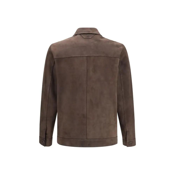 Salvatore Santoro Sample Sale | Salvatore Santoro Brown Leather Leather Jacket - | Designer outlet