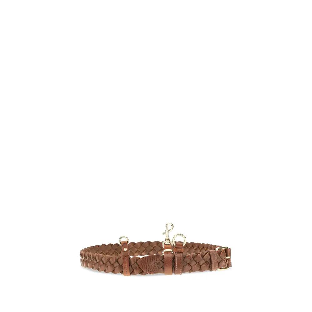 Miu Miu Sample Sale | Miu Miu Brown Calf Leather Bos Taurus Regular Belt - | Designer outlet
