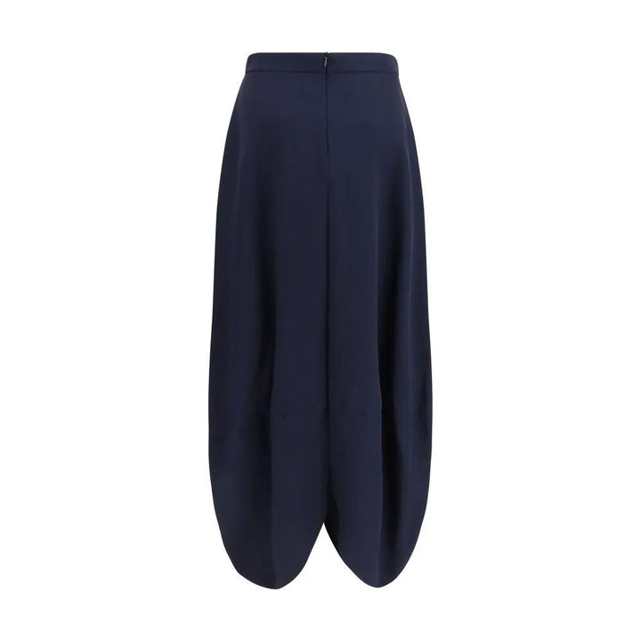 Giorgio Armani Sample Sale | Giorgio Armani Blue Silk Long Skirt - | Designer outlet