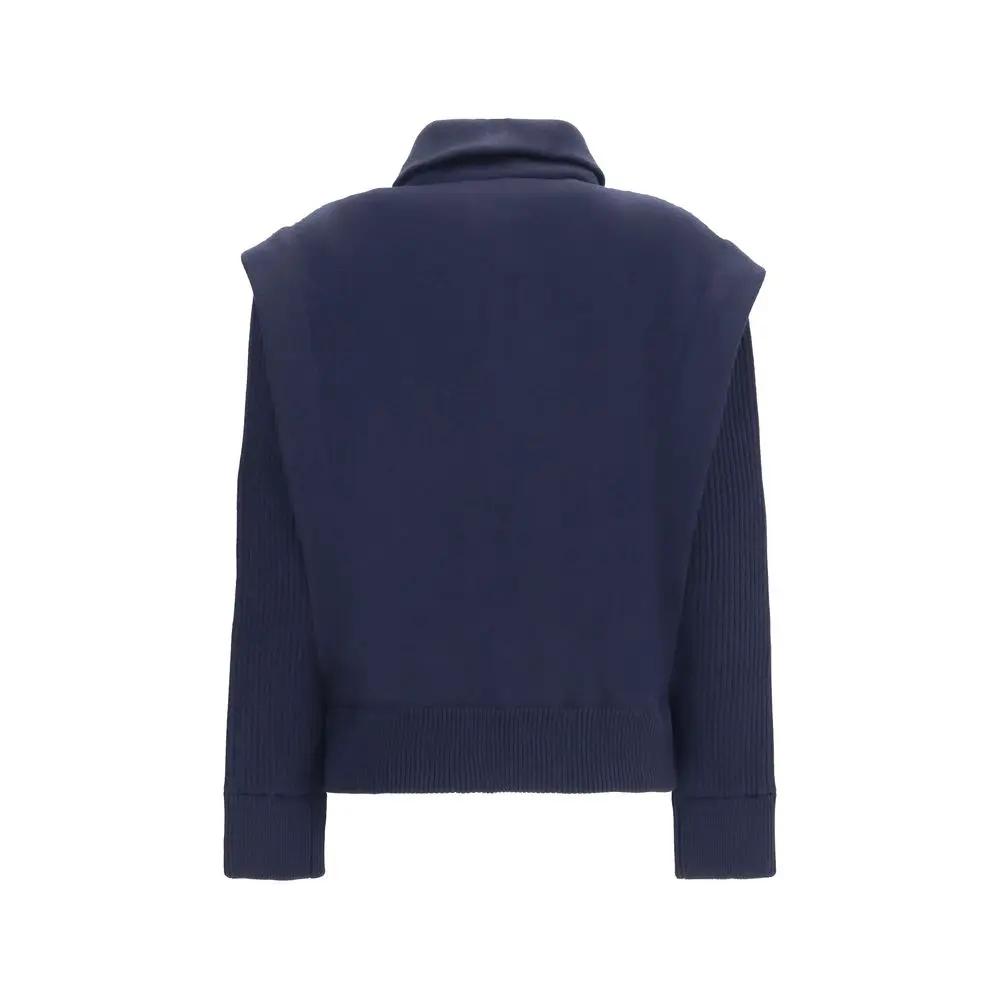 Giorgio Armani Sample Sale | Giorgio Armani Blue Wool Oves Aries Bomber - | Designer outlet