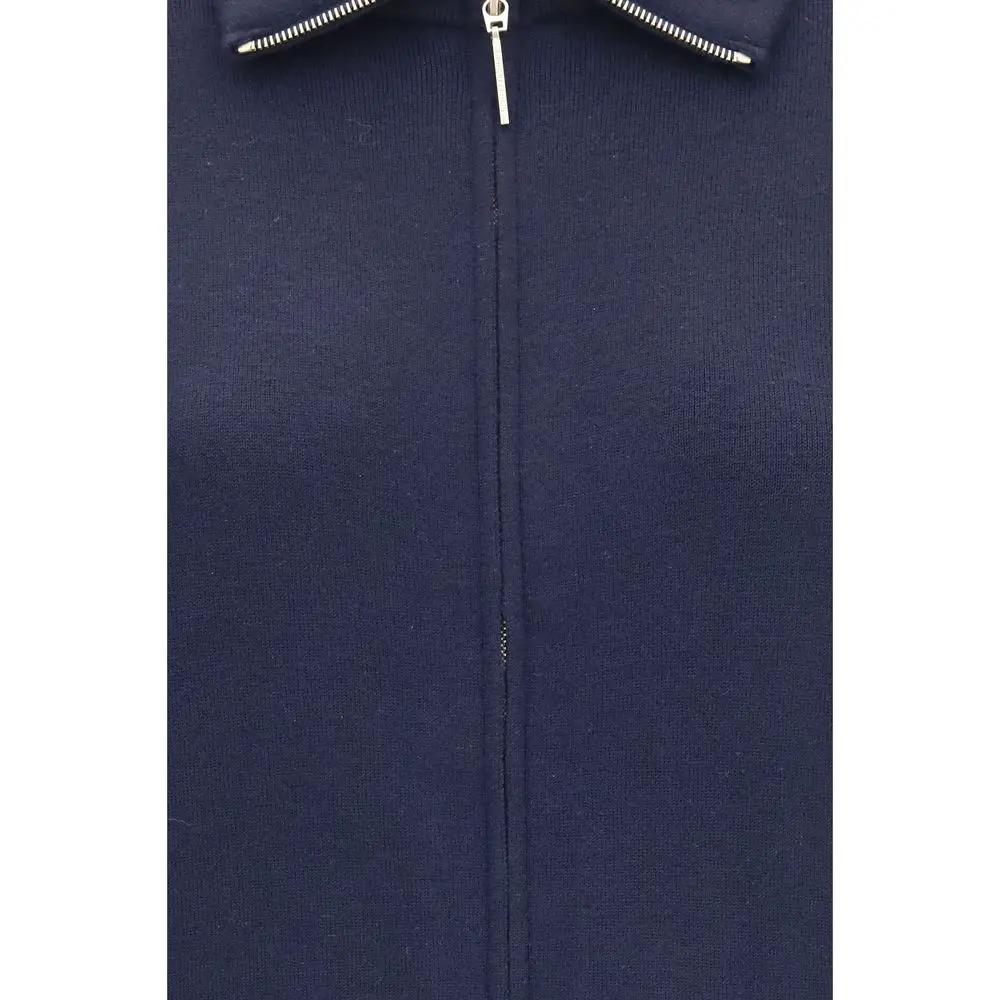 Giorgio Armani Sample Sale | Giorgio Armani Blue Wool Oves Aries Bomber - | Designer outlet
