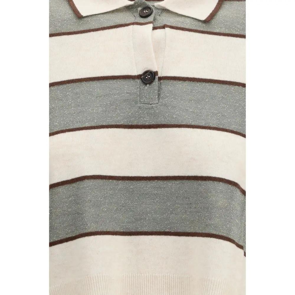 Brunello Cucinelli Sample Sale | Brunello Cucinelli Multicolor Wool Oves Aries T-Shirt - | Designer outlet
