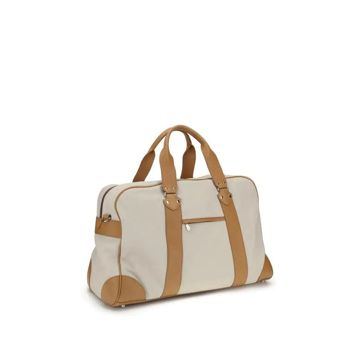 Brunello Cucinelli Sample Sale | Brunello Cucinelli Beige Calf Leather Bos Taurus Luggage And Travel - | Designer outlet