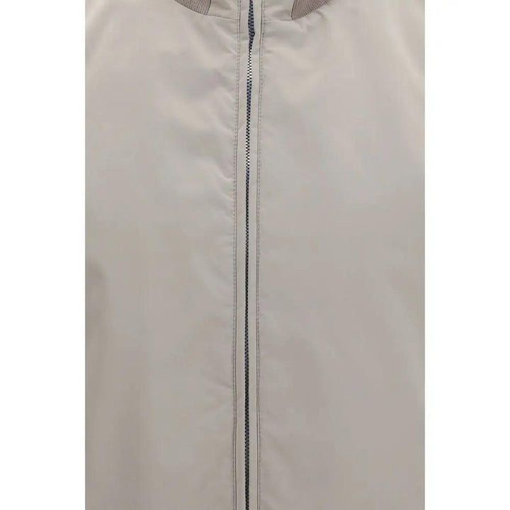 Brunello Cucinelli Sample Sale | Brunello Cucinelli Gray Polyester Sleeveless Jacket - | Designer outlet
