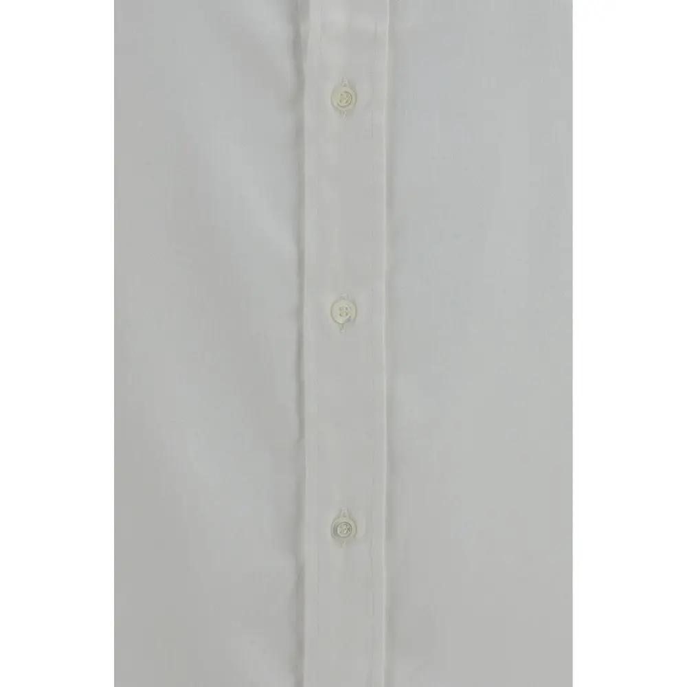 Brunello Cucinelli Sample Sale | Brunello Cucinelli White Cotton Dress Shirt - | Designer outlet
