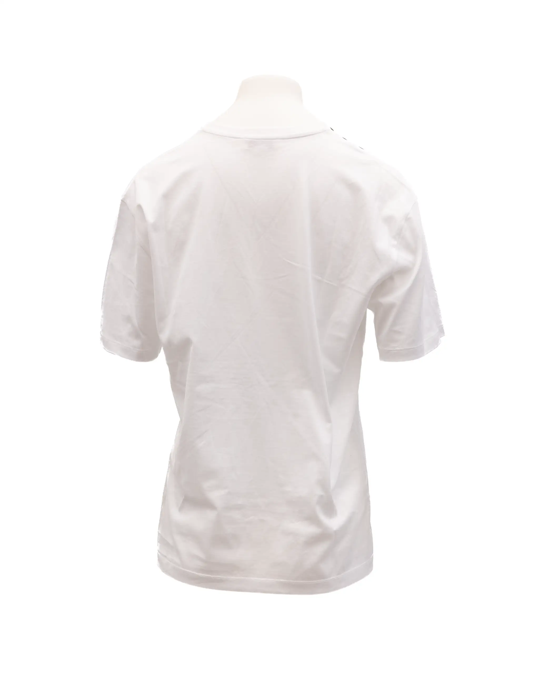 Alexander McQueen Sample Sale | Alexander McQueen White Cotton Printed T-shirt - | Designer outlet