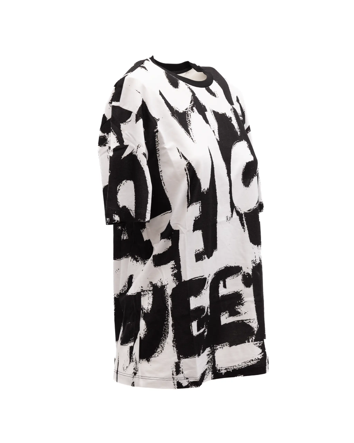 Alexander McQueen Sample Sale | Alexander McQueen Black and White Cotton T-shirt - | Designer outlet
