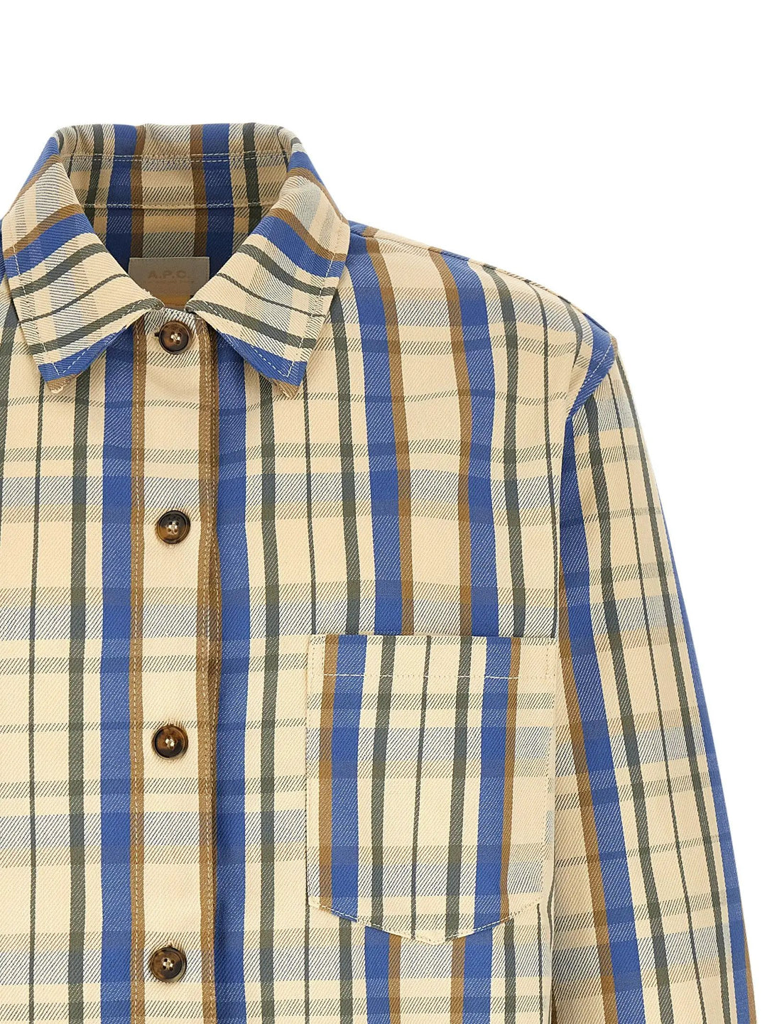 A.P.C. Checked Cotton Overshirt