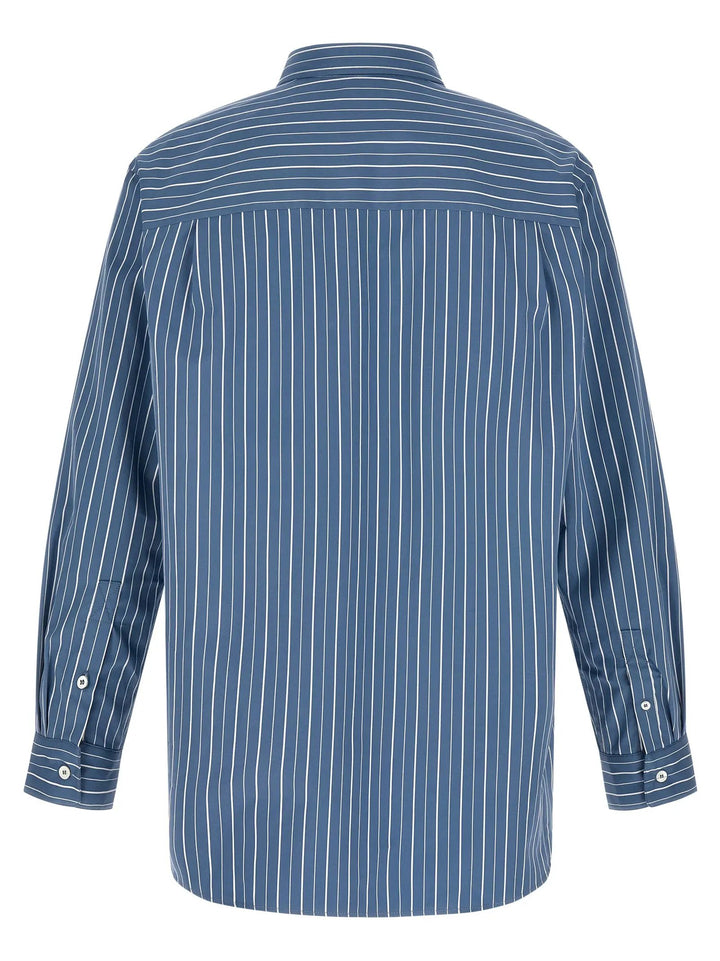 A.P.C. Blue Striped Cotton Shirt