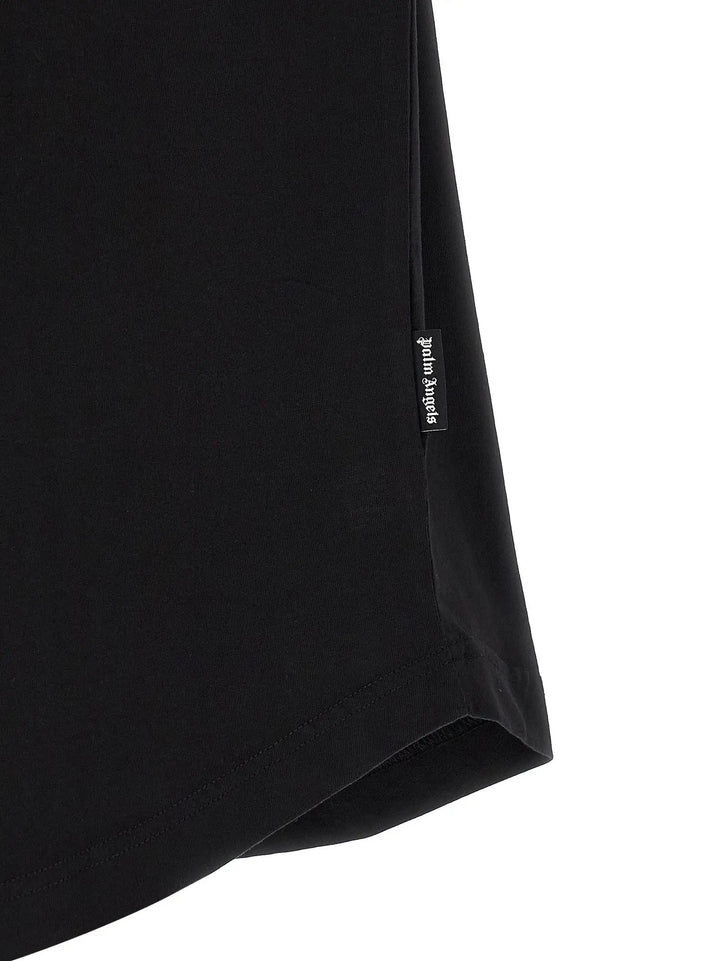 Palm Angels Black Cotton T-Shirt