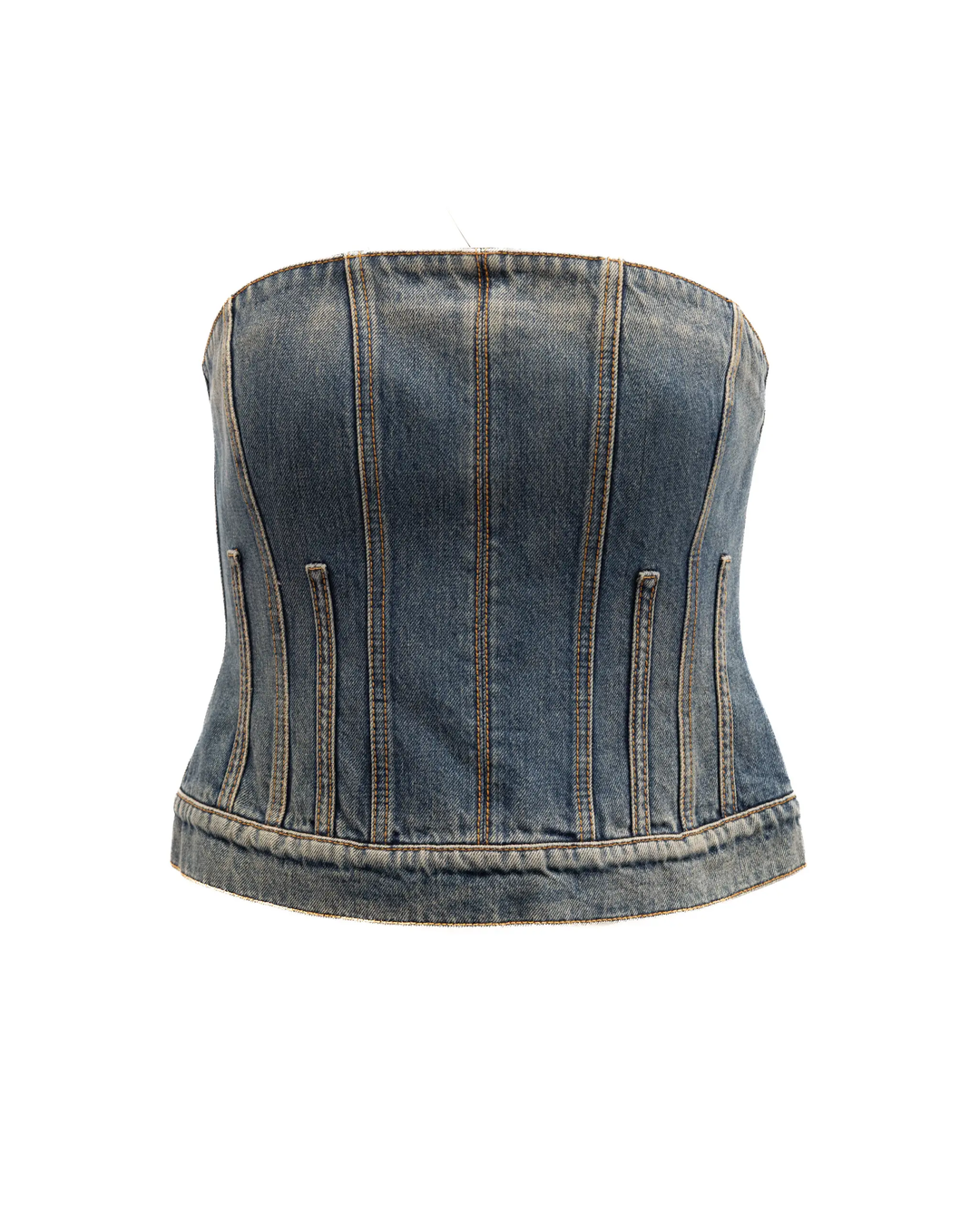 Alexander McQueen Sample Sale | Alexander McQueen Blue Cotton Denim Top - | Designer outlet