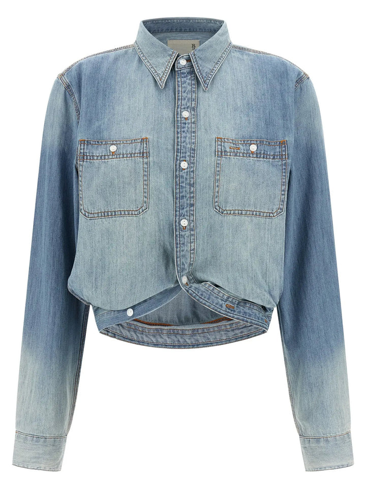 R13 Blue Cotton Blouse