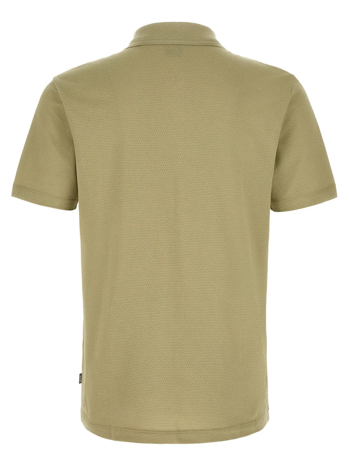 Hugo Boss Beige Cotton Polo Shirt