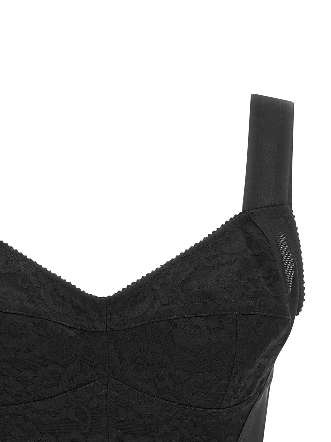 Dolce &amp; Gabbana Black Polyamide Tank Tops