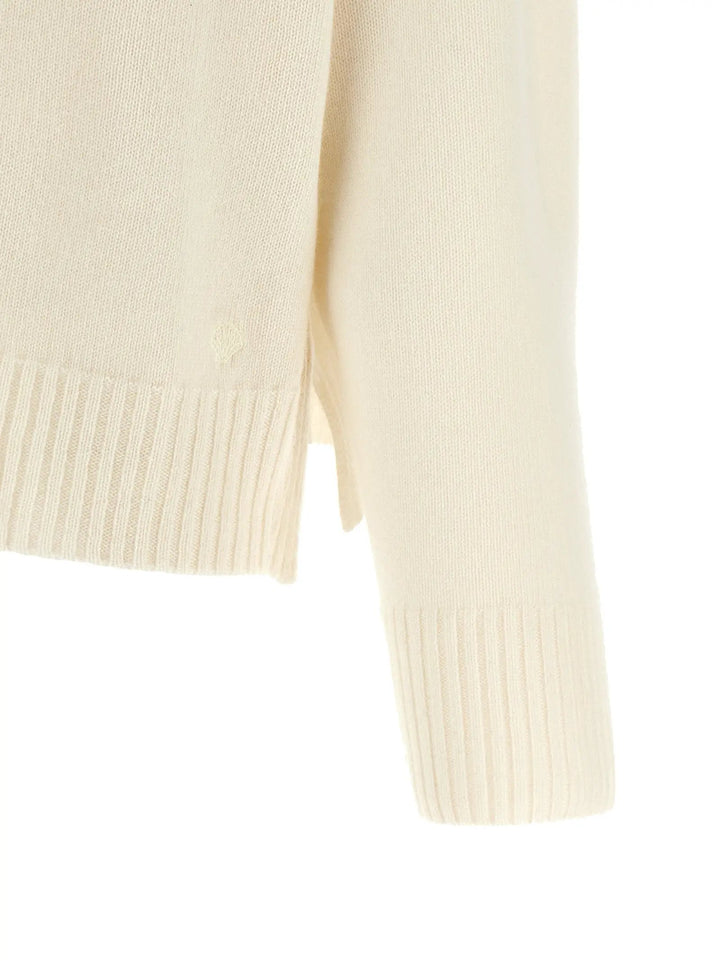 Loulou De Saison White Cashmere Cardigan