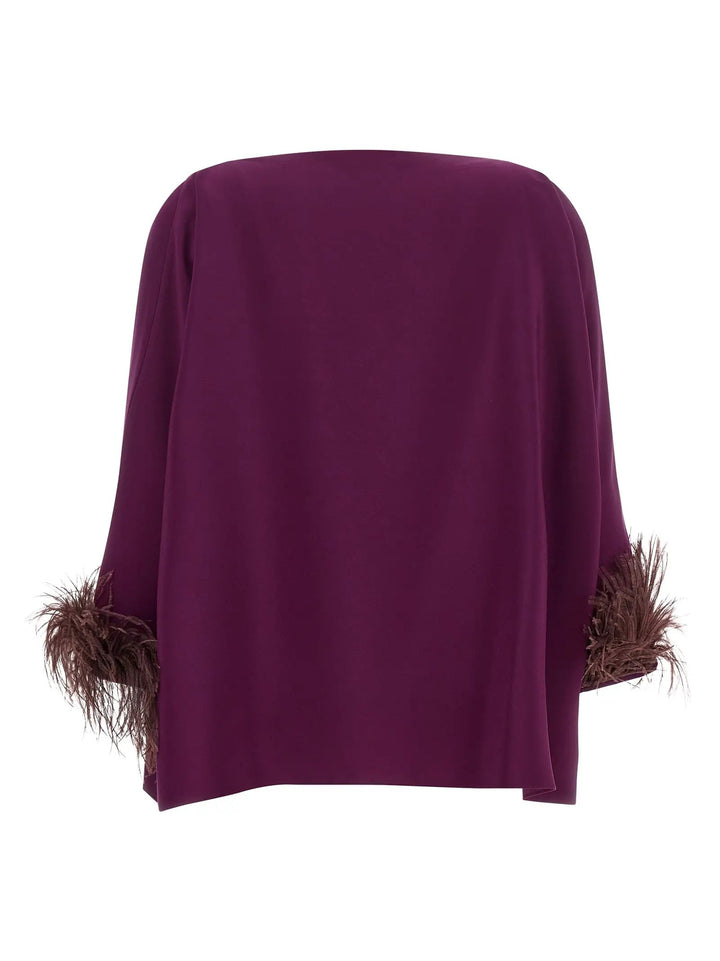 Gianluca Capannolo Purple Viscose Blouse