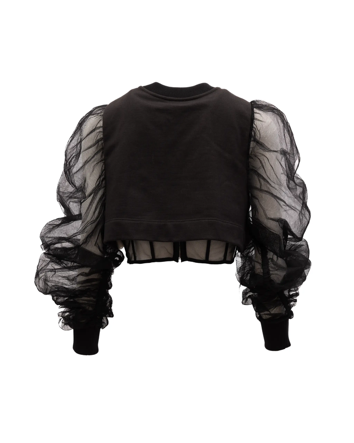 Alexander McQueen Sample Sale | Alexander McQueen Women Cotton Longsleeved croptop - | Designer outlet