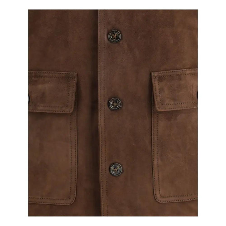Valstar Brown Calf Leather Bos Taurus Bomber