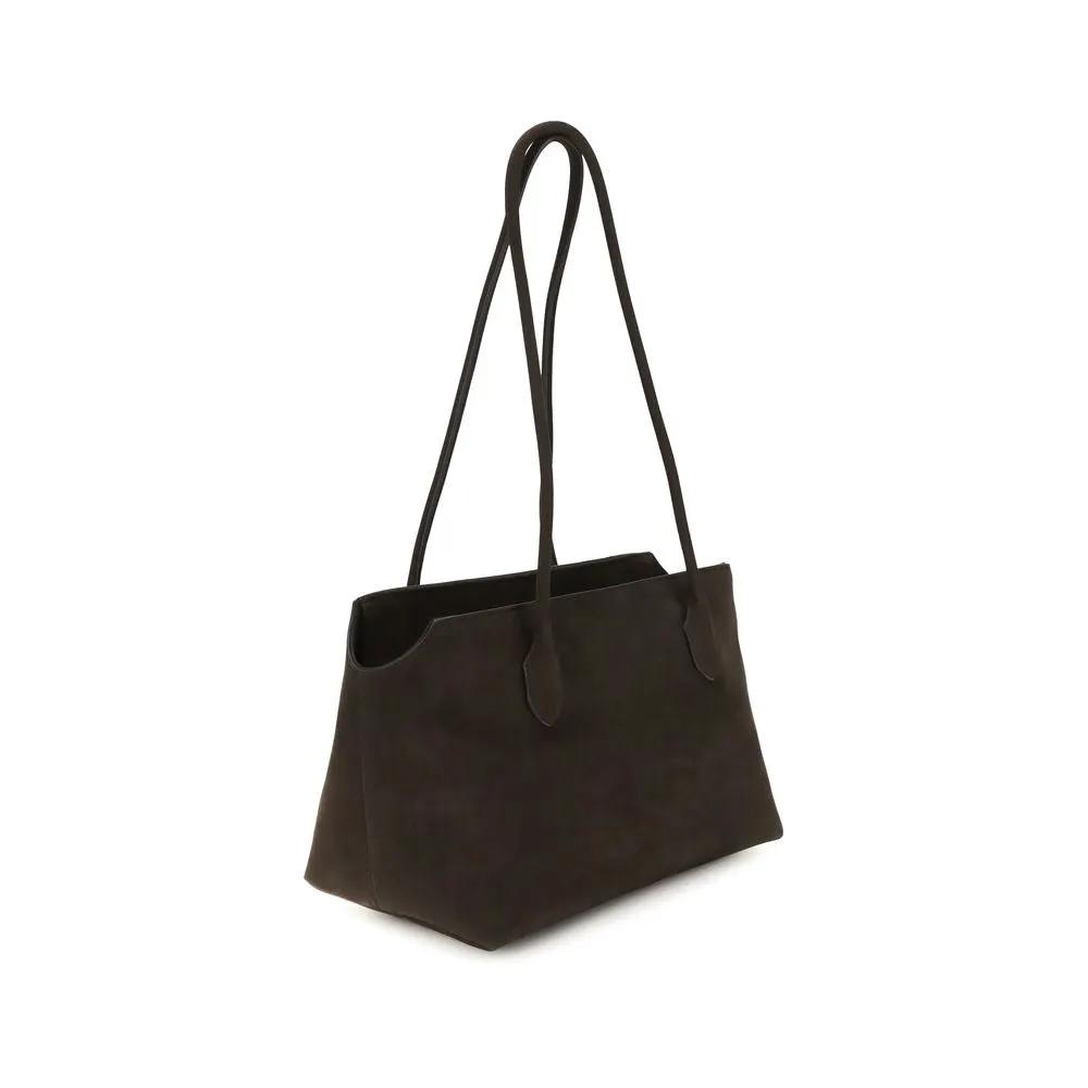 The Row Brown Calf Leather Bos Taurus Shoulder Bag