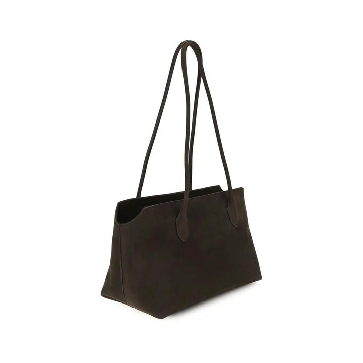 The Row Brown Calf Leather Bos Taurus Shoulder Bag