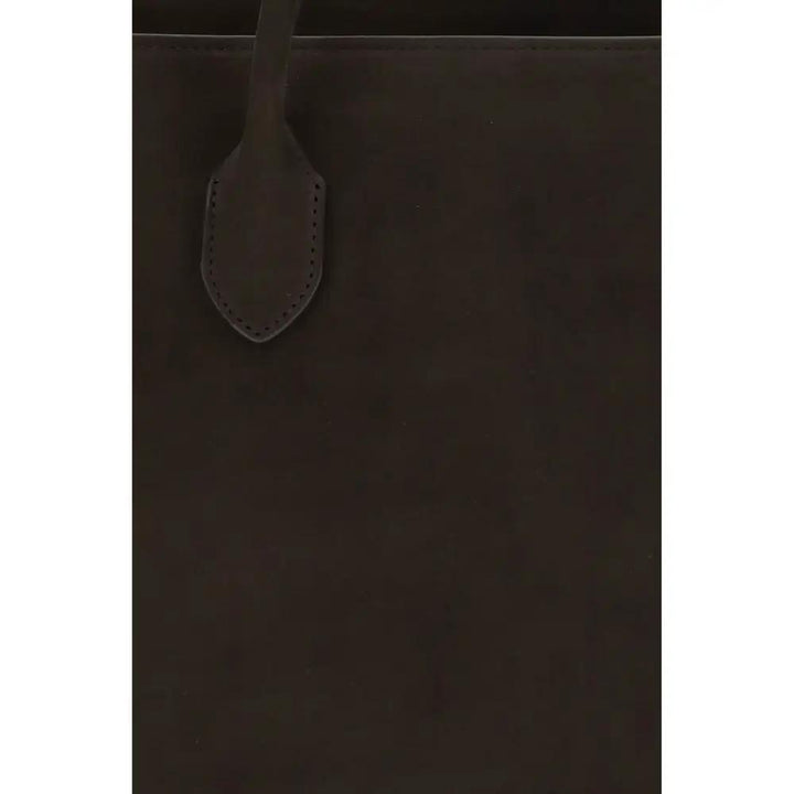 The Row Brown Calf Leather Bos Taurus Shoulder Bag