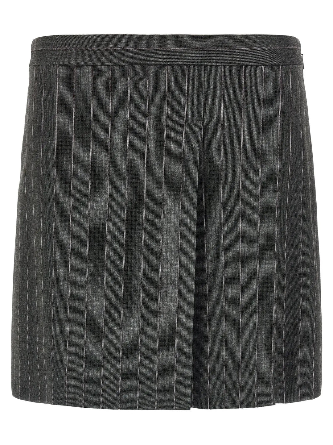 PINKO Gray Polyester Long Skirt