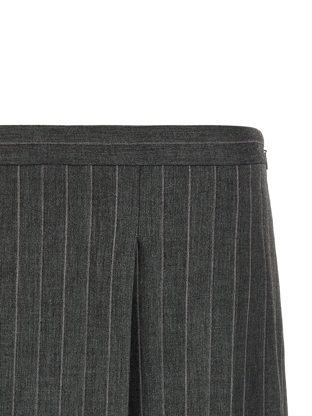 PINKO Gray Polyester Long Skirt
