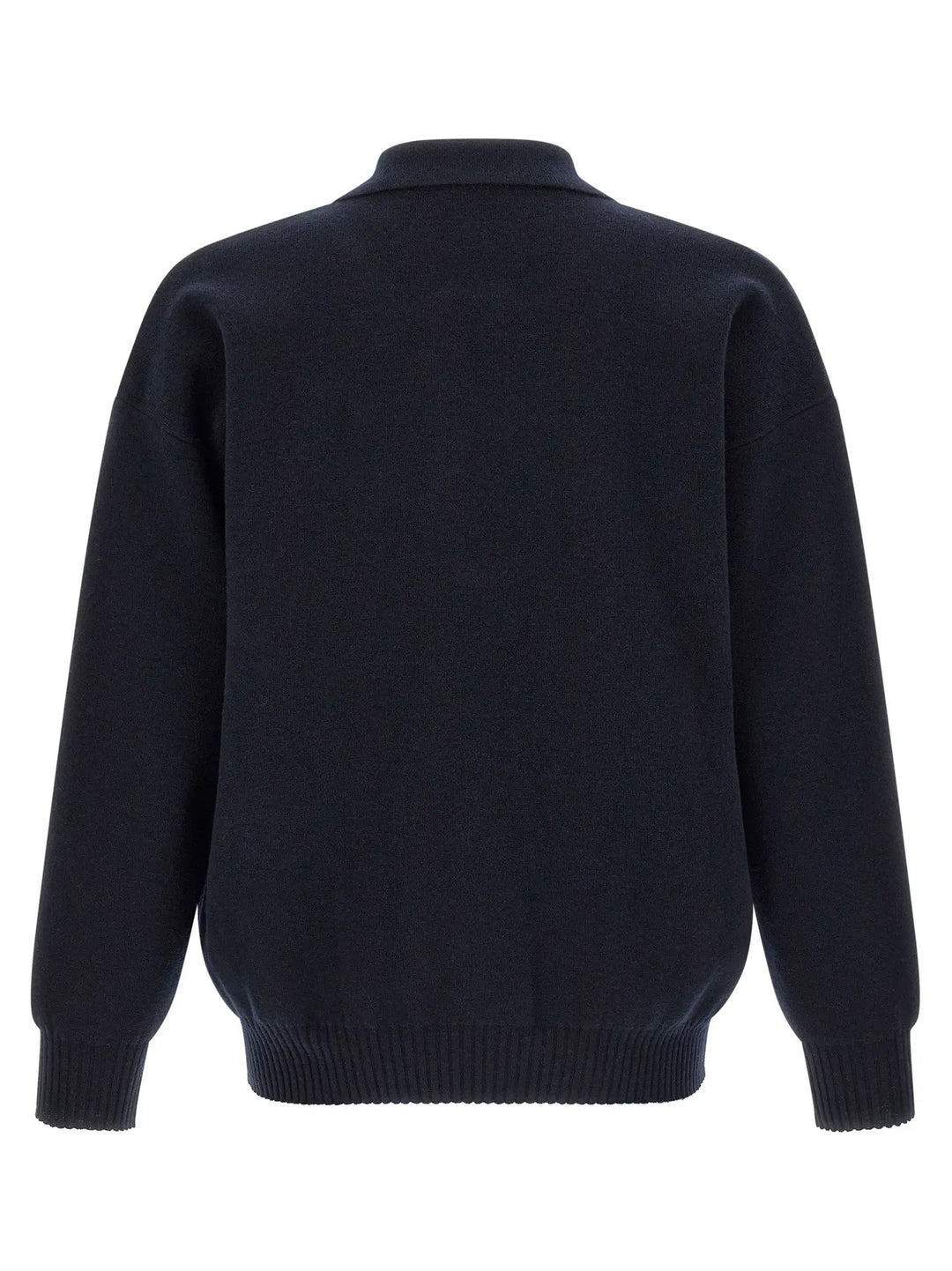 Roberto Collina Blue Merino Wool Polo Shirt